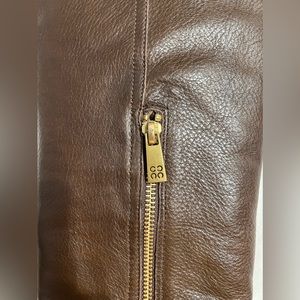 Authentic Coach leather brown boots. Barely worn. Great condition!